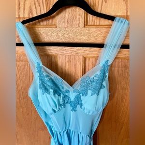Vinatge Blue Slip Dress
